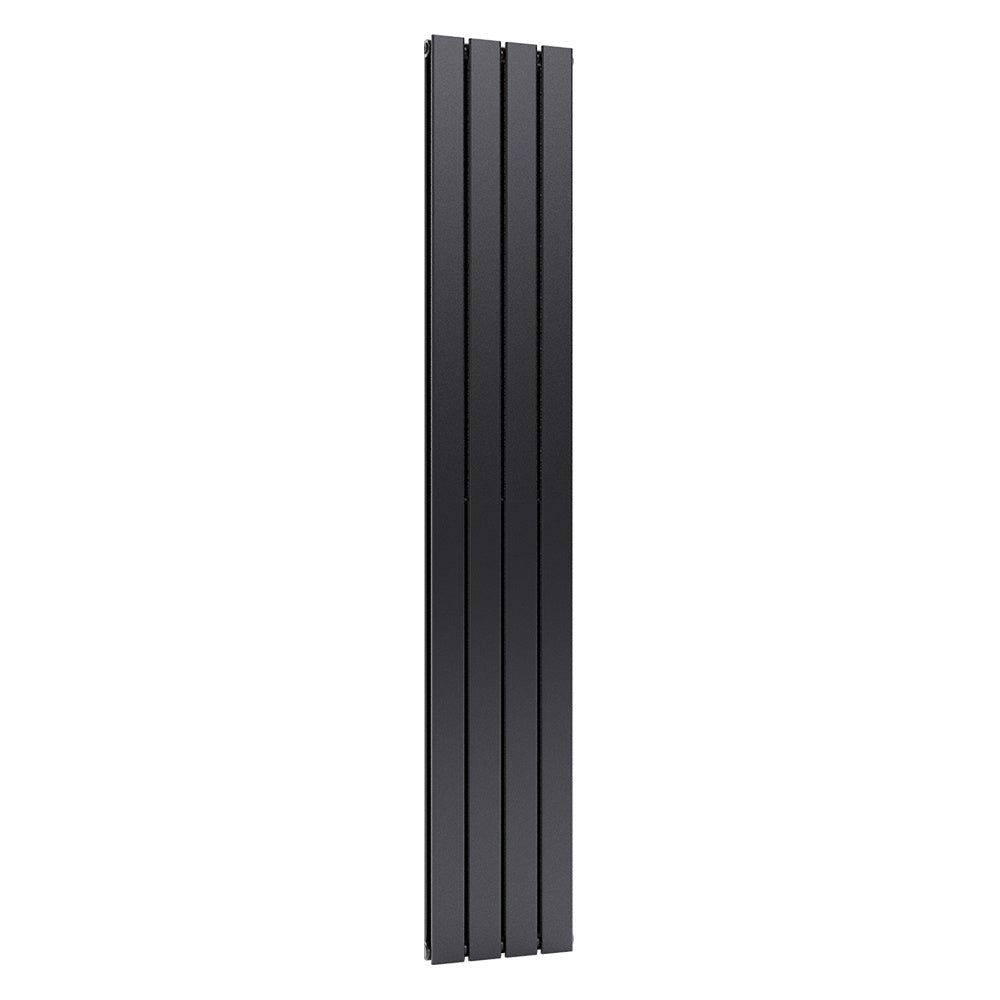 1032W Steel Smoke Grey Vertical Tall Radiator with Double Panel