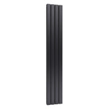 1032W Steel Smoke Grey Vertical Tall Radiator with Double Panel