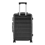 Black 28 inch Hard Shell Rolling Luggage Trolley Travel Case