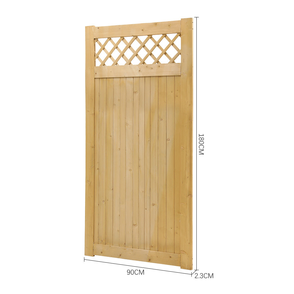 90x180cm Rhombus Garden Wood Fence Gate