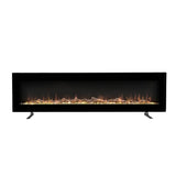 50 Inch Wall Mount Freestanding Electric Fireplace 9 Flame Colors with Remote Control