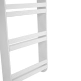 52cm W x 118cm H 4-Tier Wooden Modern Wall-Mounted Shelf