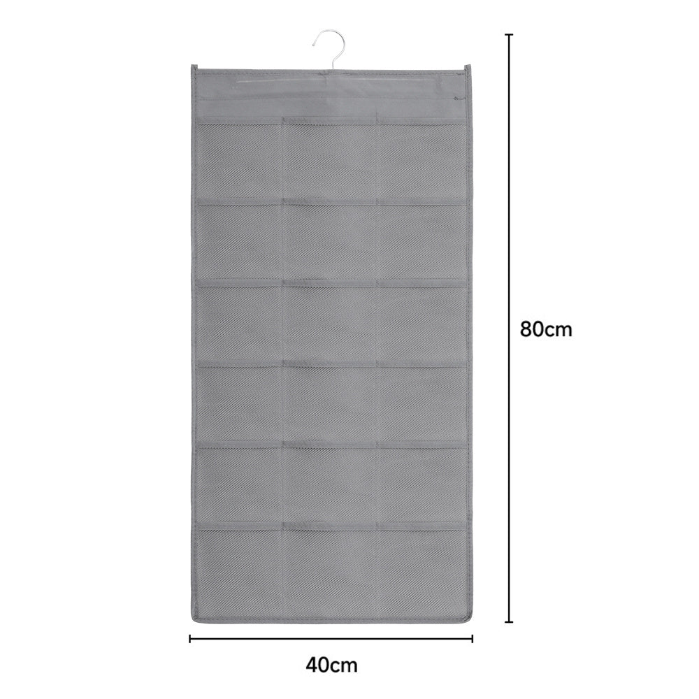 Versatile Double Sided Fabric Hanging Storage Bag