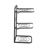 Kitchen 3 Tier Pan Organizer Rack Cookware Holder Stand