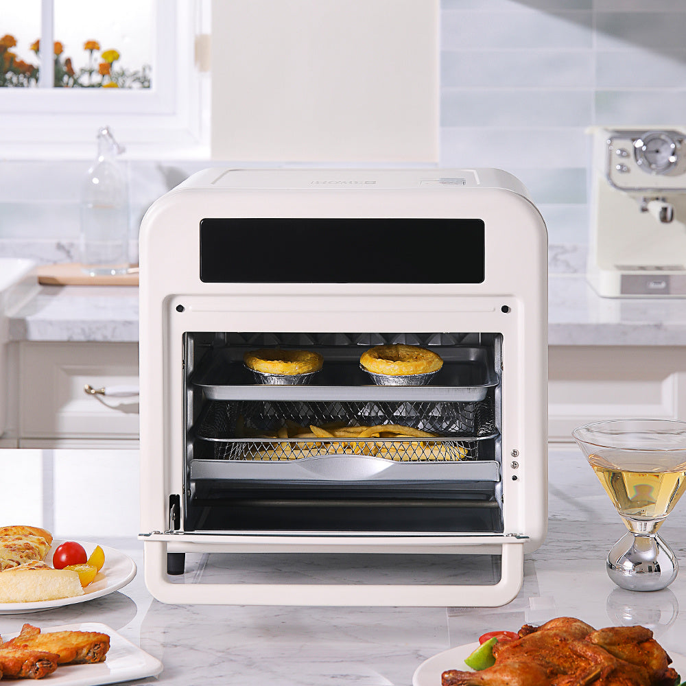 15L Smart Air Fryer Toaster Oven White Thehotsale