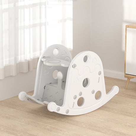 Grey Toddler Rocking Chair Plastic Toy