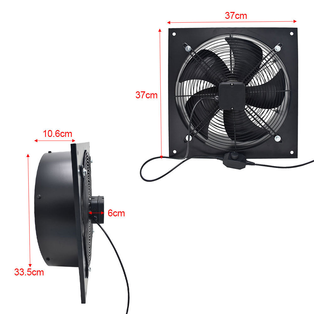 12 inch Ventilation Wall Mounted Exhaust Axial Fan