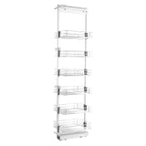 Tall and Narrow 6-Tier Metal Kitchen Pull-out Kitchen Cabinet Basket Shelf