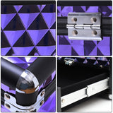 2 in 1 Diamond Pattern Makeup Case with Mirror