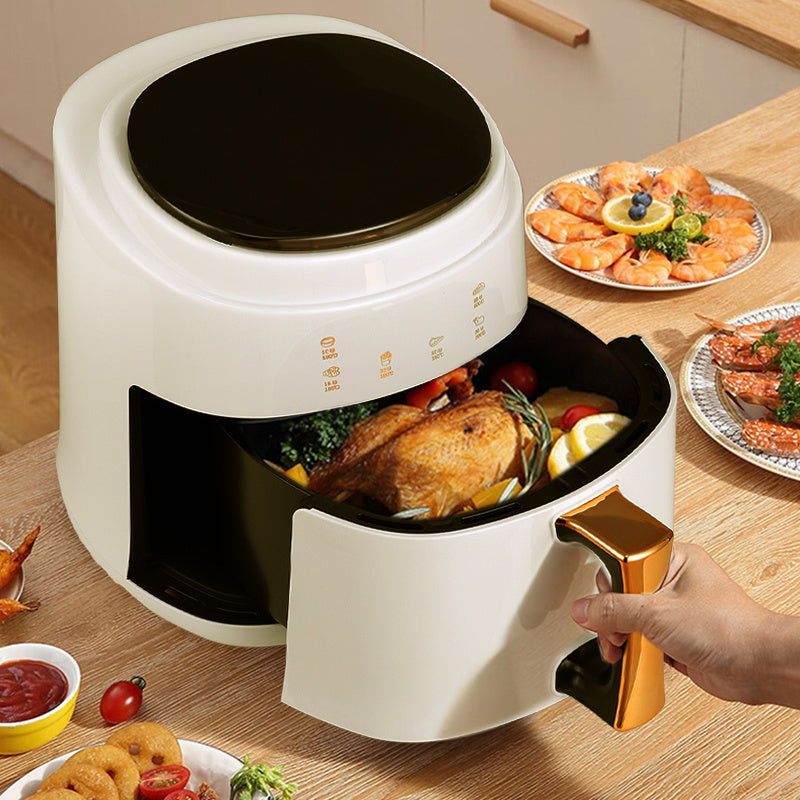 White Hot Air Fryer Oven with Digital Controls for Kitchen