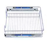 Set of 2 Pull Out Wire Basket Kitchen Cabinet Larder Organizer Cupboard Drawer, 40CM