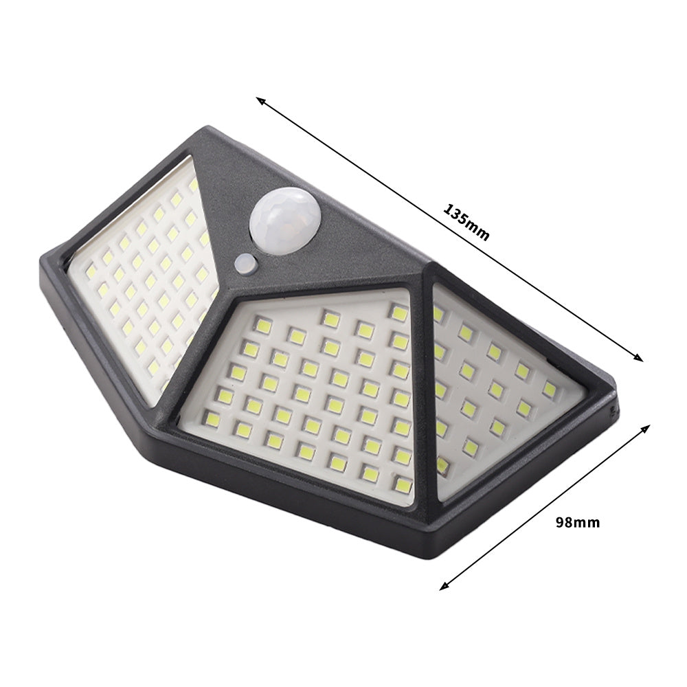 Outdoor Garden Waterproof Solar Powered LED Wall Light