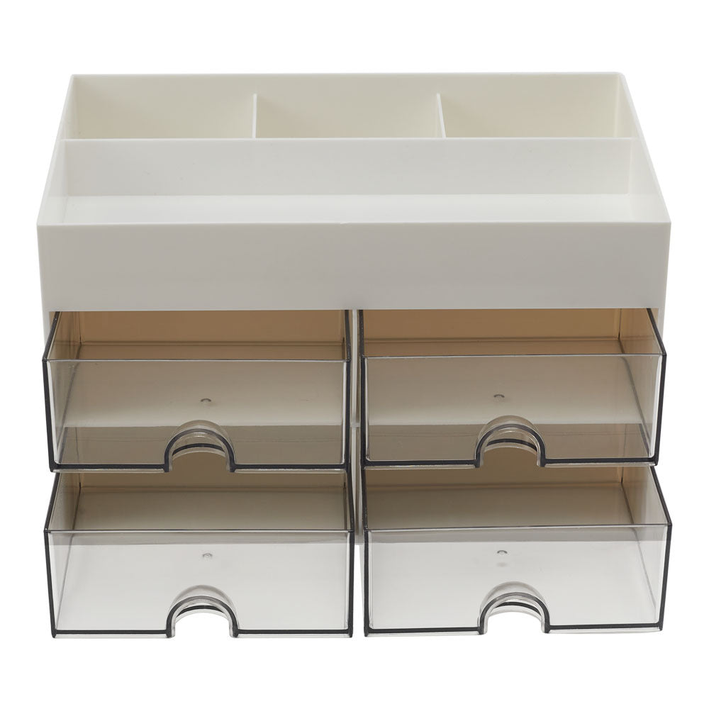 Desktop Stationery Storage Organizer with 4 Drawers