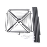 4 Tier Telescopic Shower Caddy Holder Rack for Bathroom