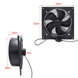 10 inch Ventilation Wall Mounted Exhaust Axial Fan