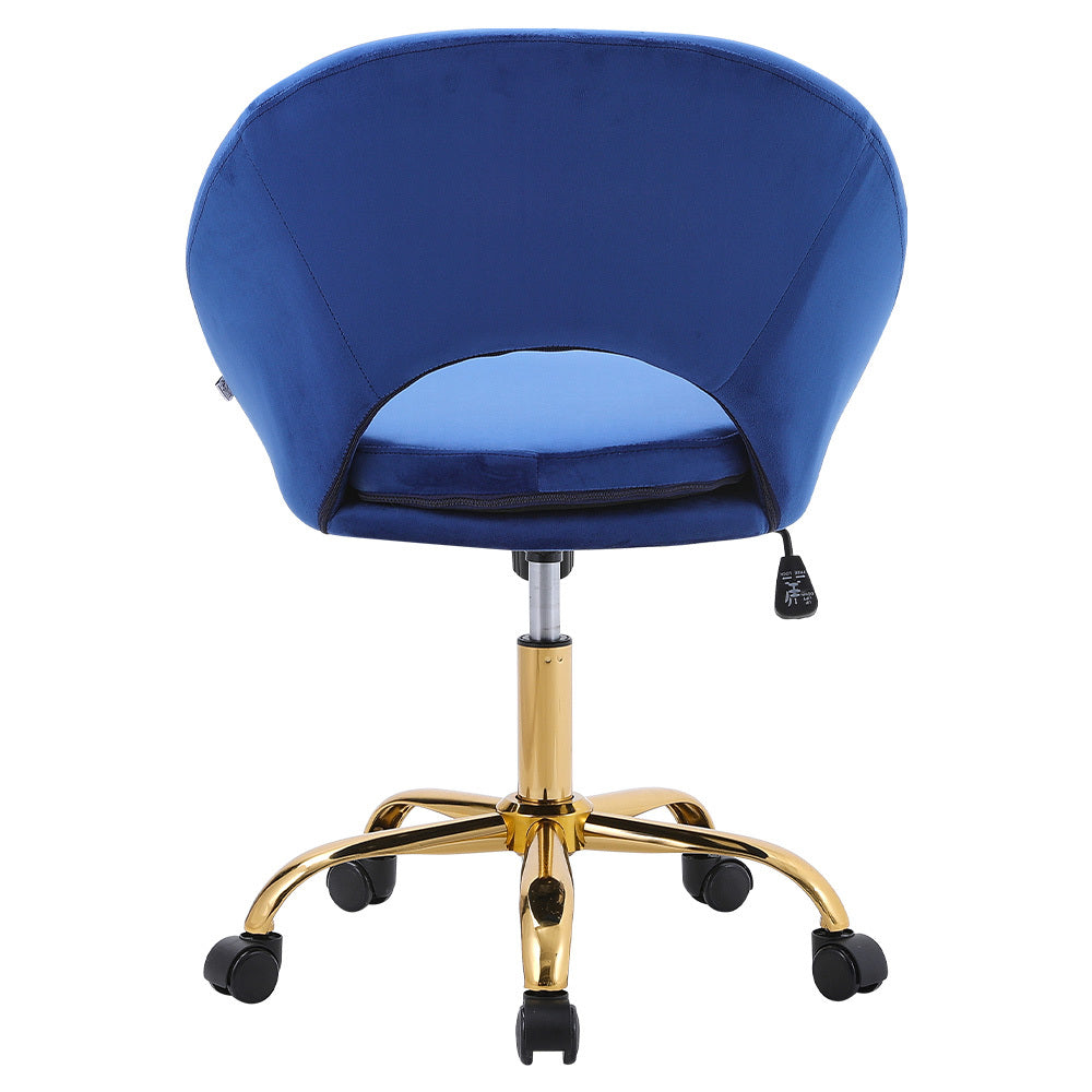 Velvet Swivel Office Chair Height Adjustable for Home Office