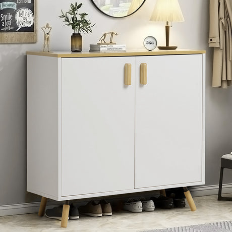 76cm W x 79cm H Modern Accent Storage Cabinet with Dual Doors