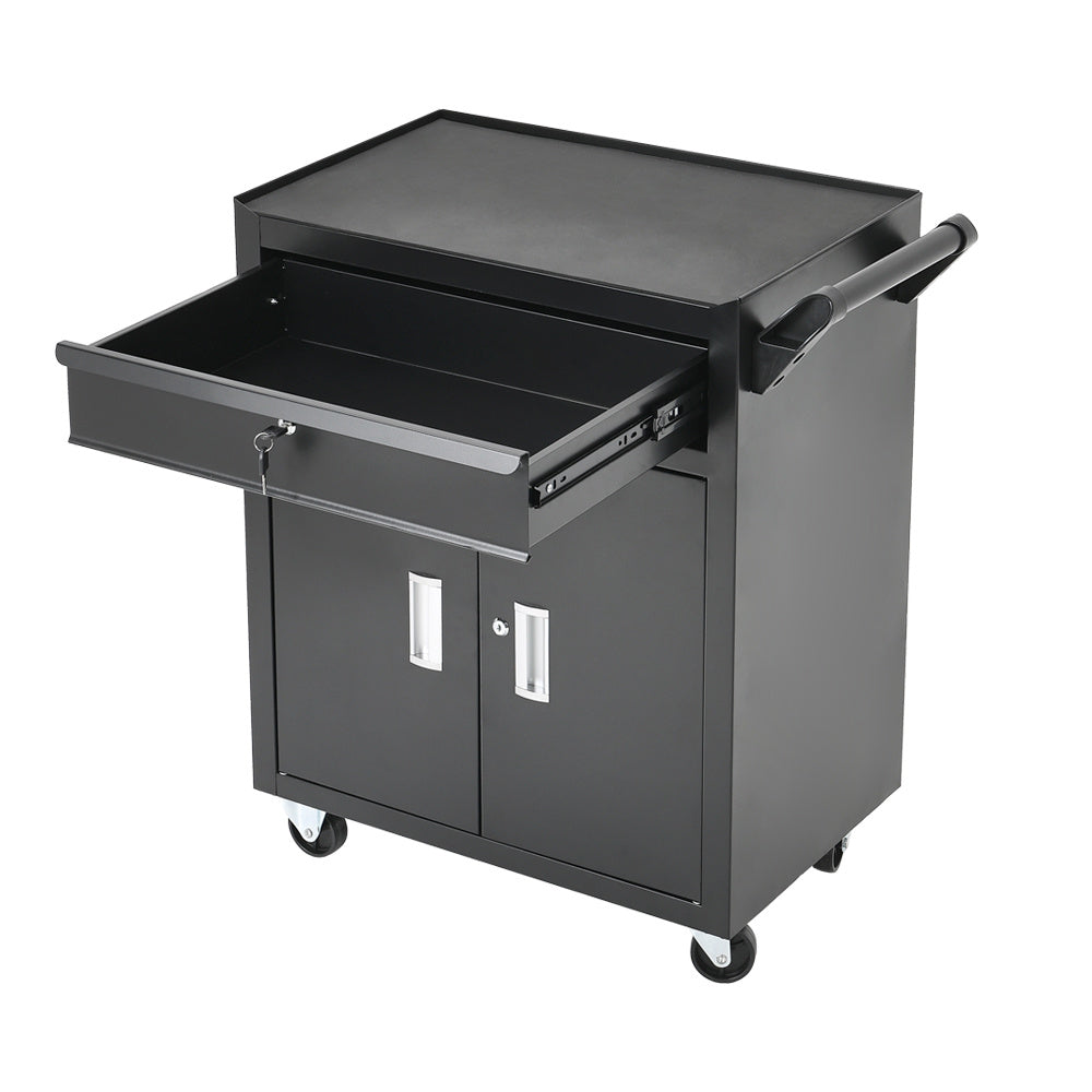 Lockable Rolling Tool Trolley Storage Cabinet