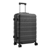 Black 28 inch Hard Shell Rolling Luggage Trolley Travel Case