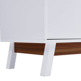 White Storage Living Room Sideboard with Drawers