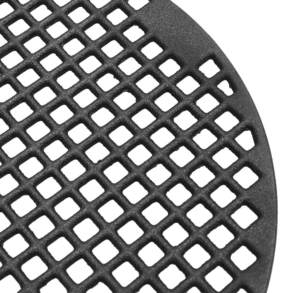 Black Round 29.5cm Cast Iron Grill Grate