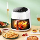 White Hot Air Fryer Oven with Digital Controls for Kitchen