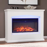 Electric Fireplace Insert Wall Mounted Freestanding Heater with LED Surround