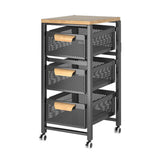 3 Tier Pull Out Storage Rack for Kitchen