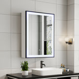 LED Bathroom Mirror Cabinet Single Door Fog Free