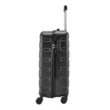 Black 28 inch Hard Shell Rolling Luggage Trolley Travel Case