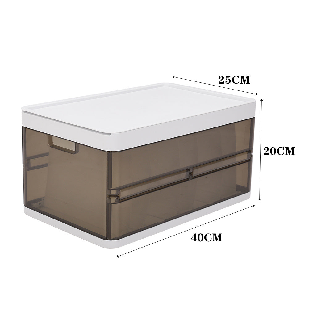 Folding Clothes Drawer Storage Box with Dividers