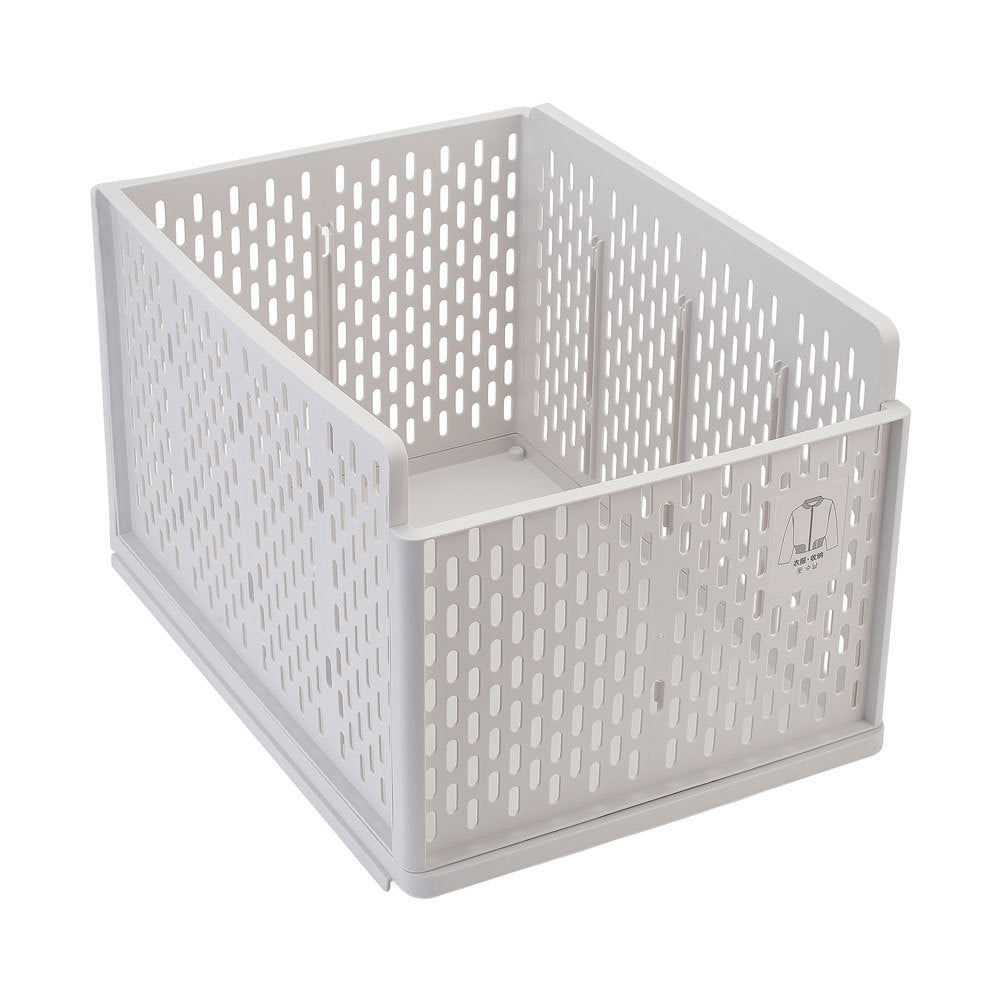 Plastic Stackable Clothes Storage Basket Drawer Organizer