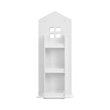 White Kids House Frame Rotating Bookshelf