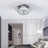 220V LED Crystal Ceiling Light Pendant Chandelier Lamp, 12W Round 20CM