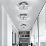 220V LED Crystal Ceiling Light Pendant Chandelier Lamp, 12W Round 20CM