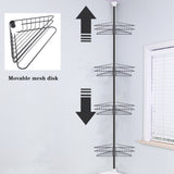 4 Tier Telescopic Shower Caddy Holder Rack for Bathroom