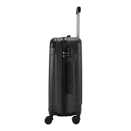 Black 20 inch Hardside Travel Suitcase with Combination Lock