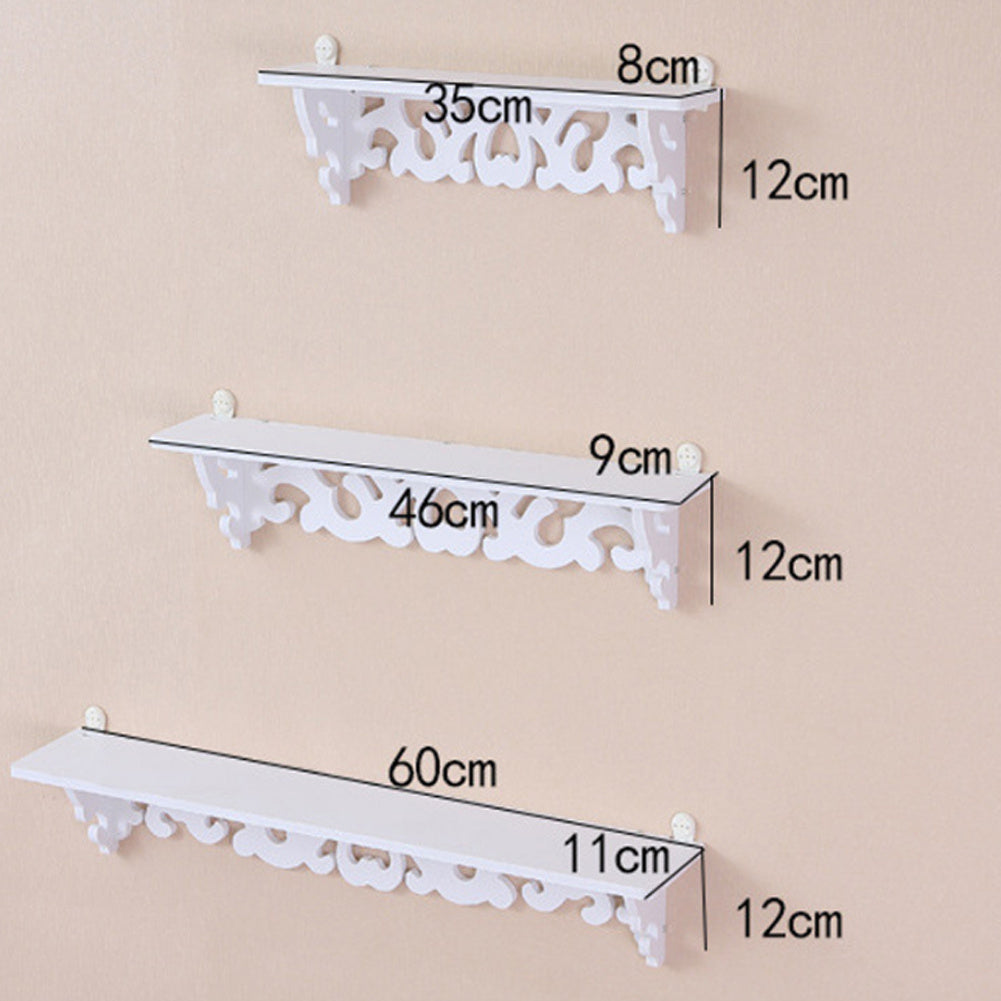 Set of 3 Wall Floating Shelf Ledge