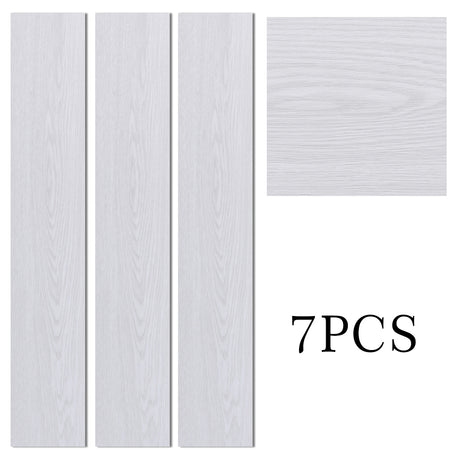 White Rustic Style Wood Plank PVC Laminate Flooring 1 Square