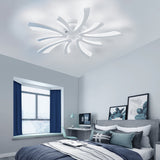 Modern V Shape LED Chandelier Ceiling Light,5 Head Cool White