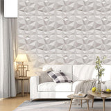 12pcs Decorative PVC 3D Diamond Wall Panels