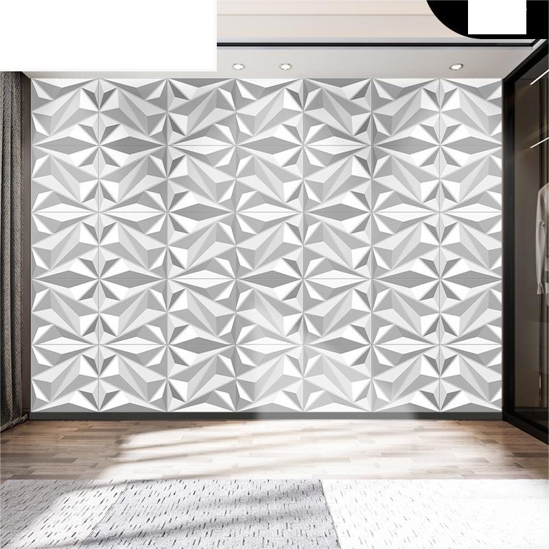 12pcs PVC 3D Wave Wall Panels Decorative Tiles