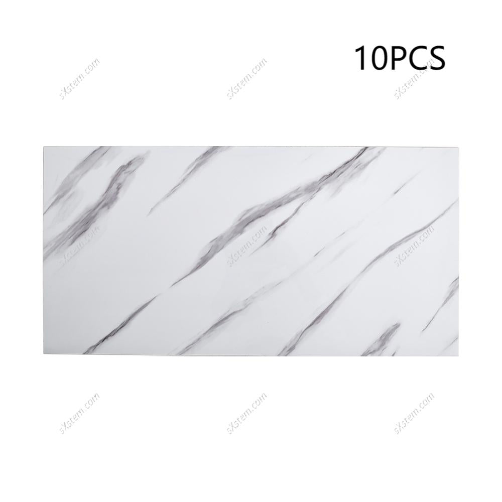 10 Pcs Waterproof Marble Wall Tile Stickers