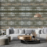 Self Adhesive Grey Oak Wood Effect Realistic Wallpaper