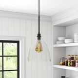 Living Room Glass Single Light Pendant Light