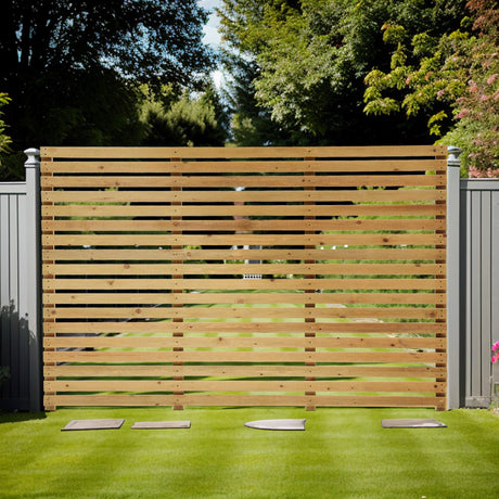 180x120cm Garden Wood Fence Gate