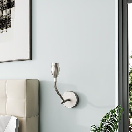 Contemporary Adjustable Gooseneck LED Wall Light