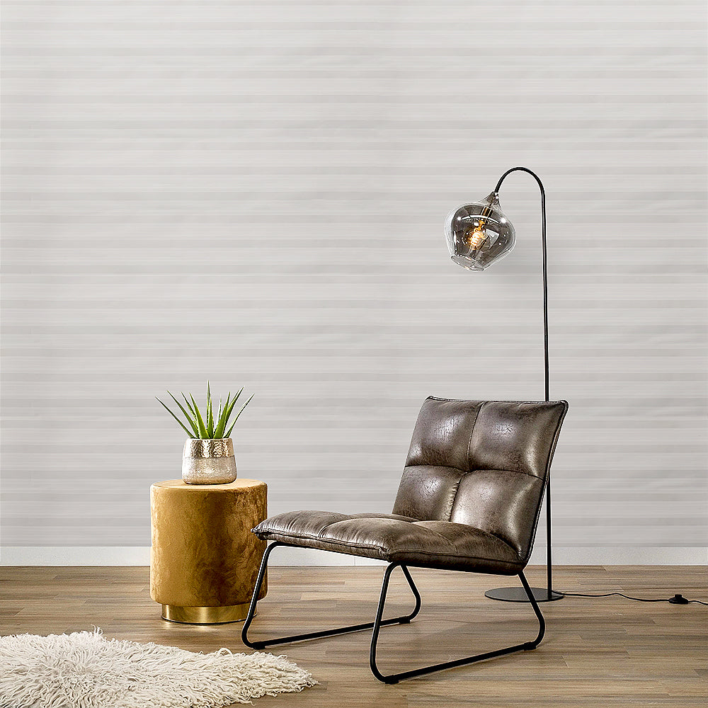 Beige Vertical Stripes Removable Wallpaper