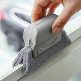 Window Groove Cleaning Brush,Grey