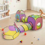 5Pcs Kids Play House with Ball Pit, Tunnel and Play Tent